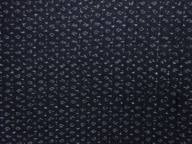 JAPANESE KIMONO / ANTIQUE MENS KIMONO FOR SUMMER / SILK / OSHIMA TSUMUGI